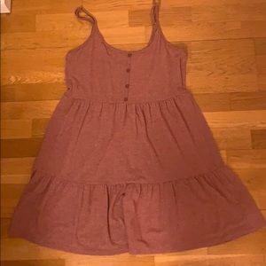 Stylish purple summer dress